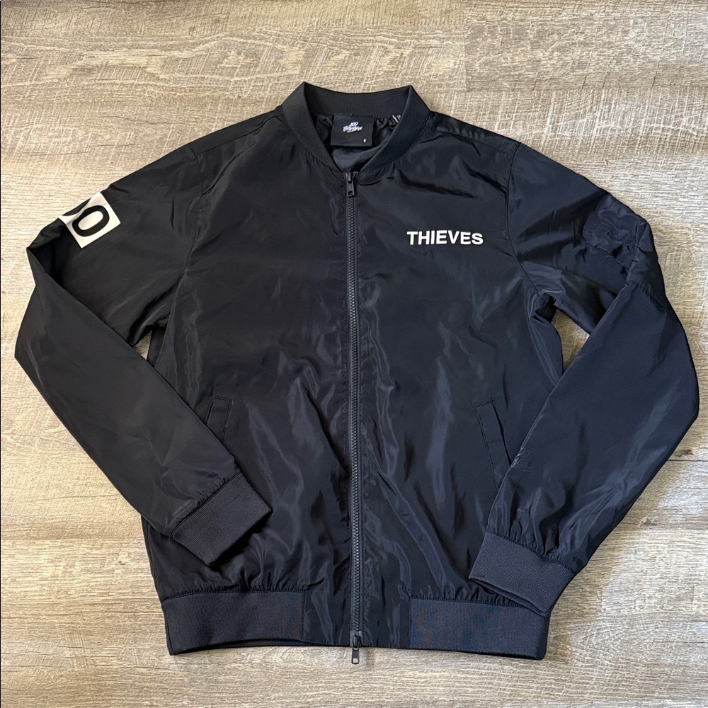 100 Thieves Numbers Bomber Jacket Size Small